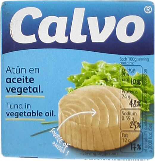 Թունաձուկ ձեթի մեջ «Calvo» 80գ