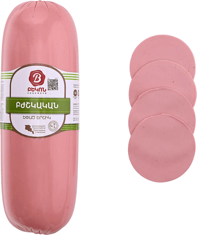 Boiled sausage "Bacon Doctoral"