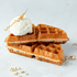 Belgian classic waffle + vanilla ice cream 1 pcs