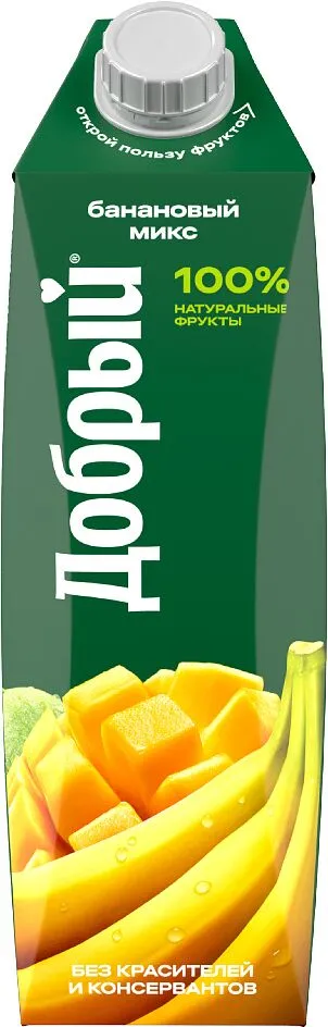 Banana mix juice "Dobriy" 1l 
