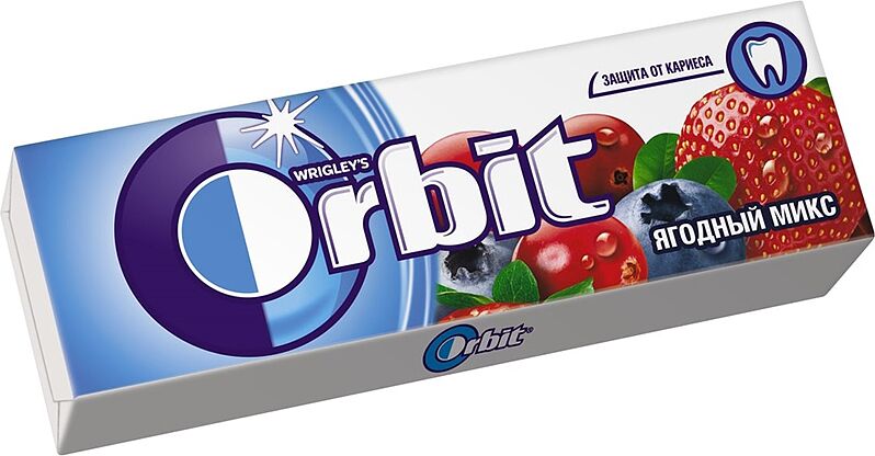 Մաստակ «Orbit» 13.6գ Հատապտղային խառնուրդ