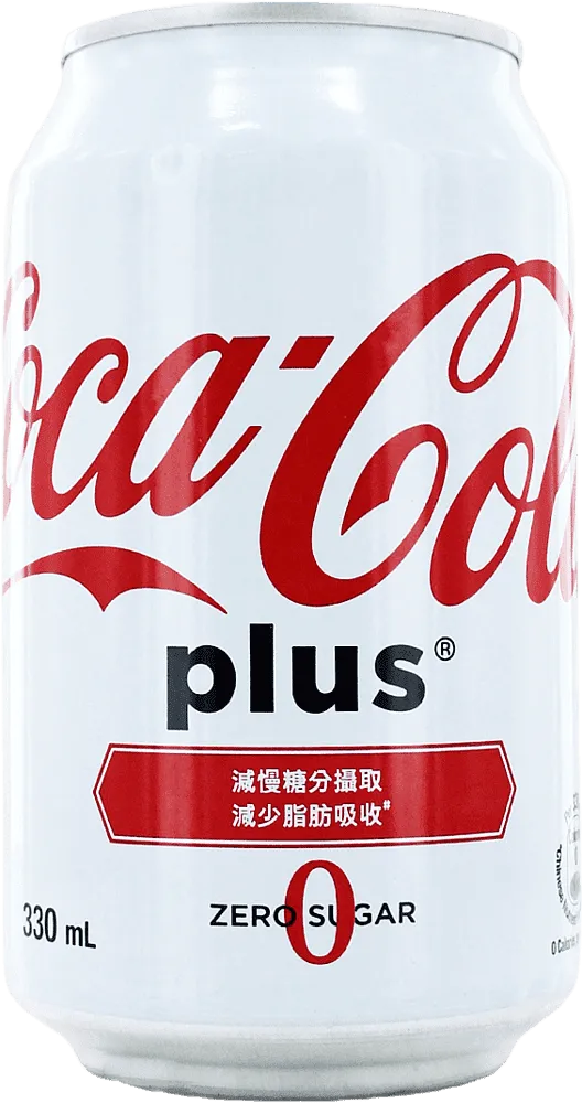 Refreshing carbonated drink "Coca Cola Plus Zero" 330ml
