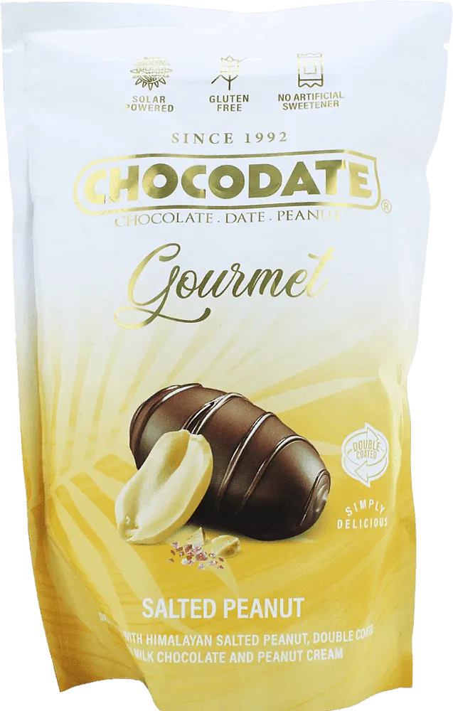 Date in chocolate "Chocodate Gourmet Salted Peanut" 150g
