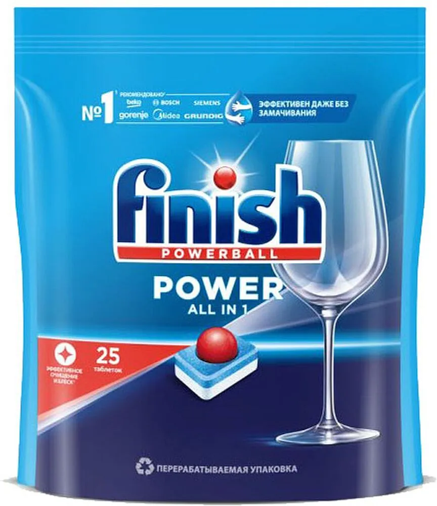 Capsules for dishwasher use "Finish Powerball" 25pcs