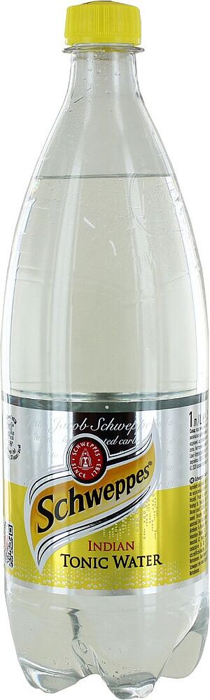 Refreshing carbonated drink "Schweppes Indian tonik" 1l