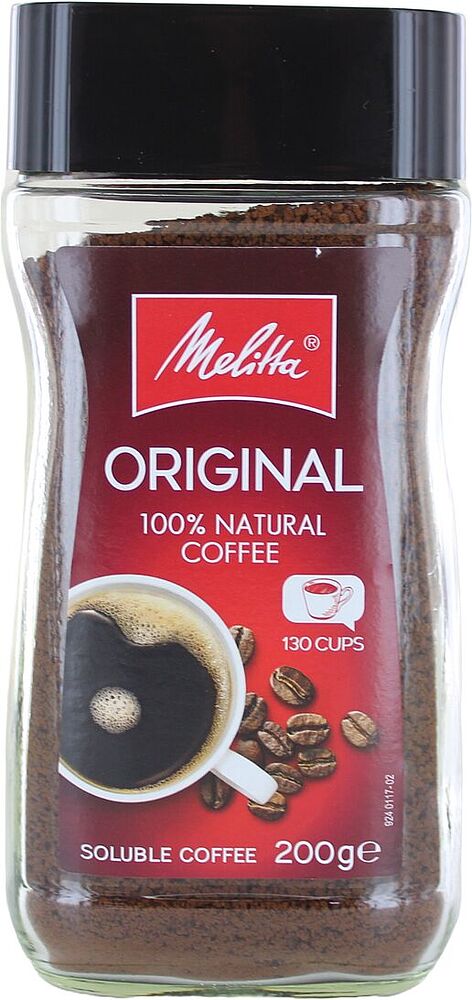 Кофе растворимый "Melitta Original" 200г