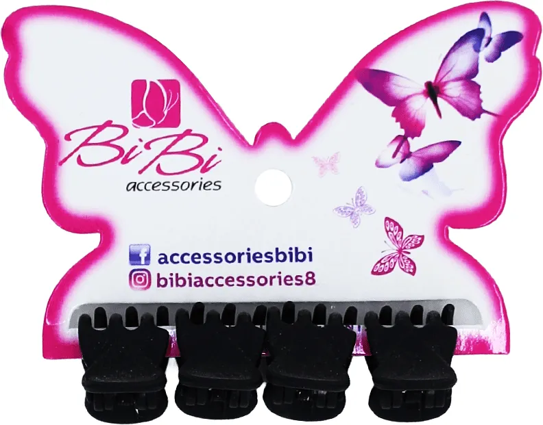 Hair clip "Bi Bi" 4 pcs
