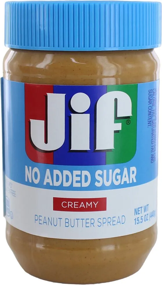 Գետնանուշի կրեմ՝ առանց շաքարի «JIF» 440գ
