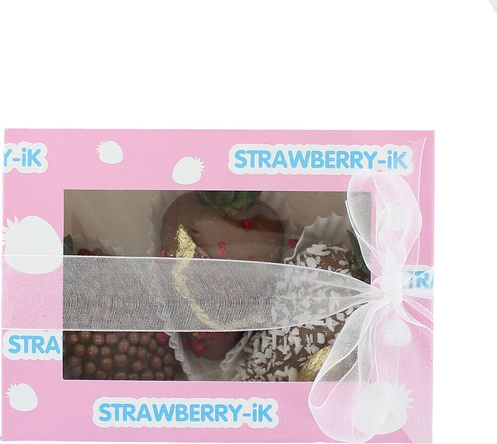 Strawberry in chocolate 160g 3pcs