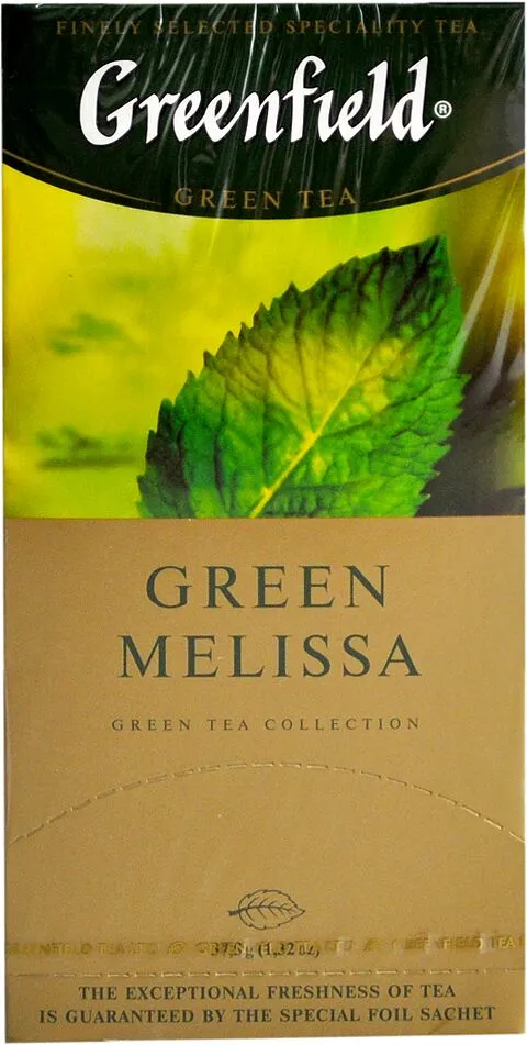 Green tea "Greenfield Green Melissa" 25*1.5g