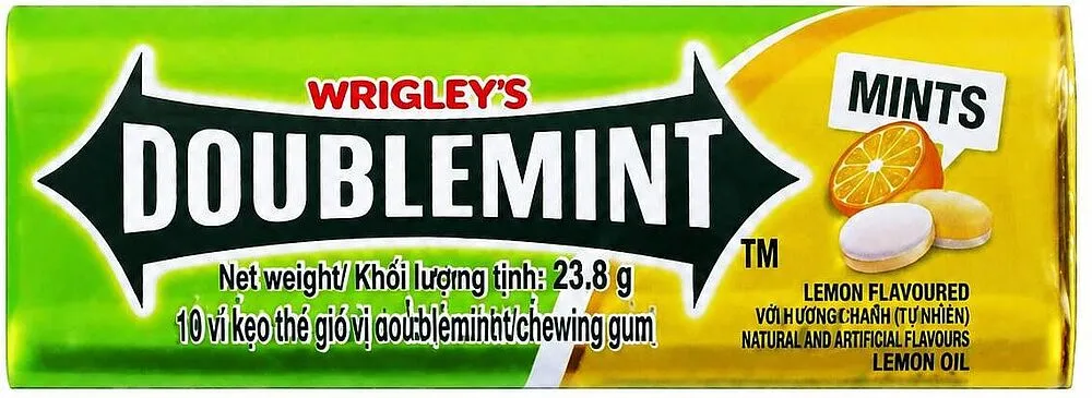 Освежающие дыхание конфеты со вкусом ледяного лимона "Wrigley's" 23.8г