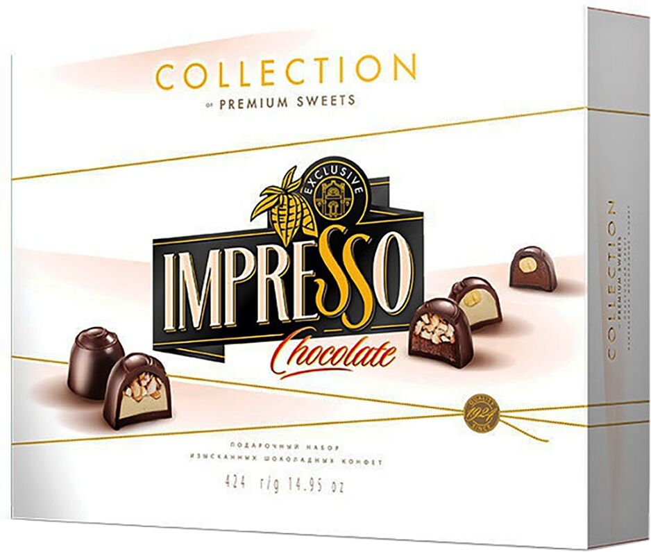 Chocolate candies collection "Impresso" 424g
