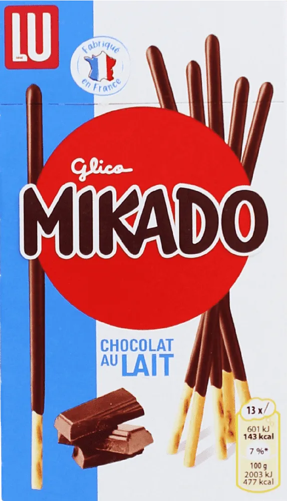 Biscuit sticks with chocolate "LU Mikado" 100g