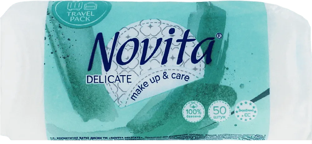 Cotton pads "Novita Delicate" 50 pcs