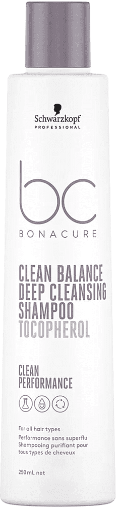 Shampoo "Schwarzkopf BC Clean Balance Deep Cleansing" 250ml
