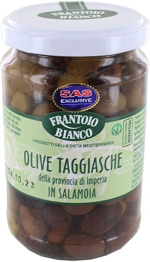 Ձիթապտուղ կանաչ «Frantoio Bianco» 190գ