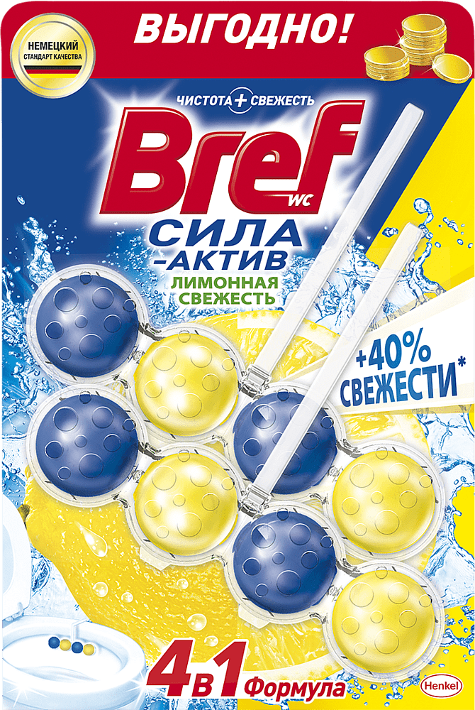 Զուգարանակոնքի մաքրող միջոց «Bref» 100գ