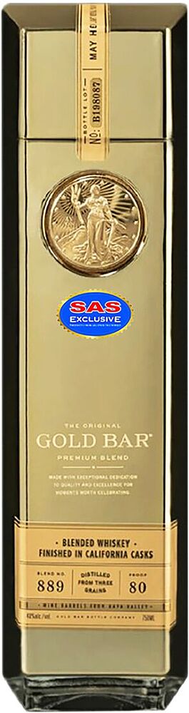 Виски "Gold Bar" 0.75л