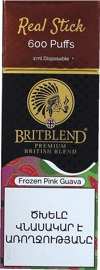 Electric pod "BritBlend" 600 puffs, Guava