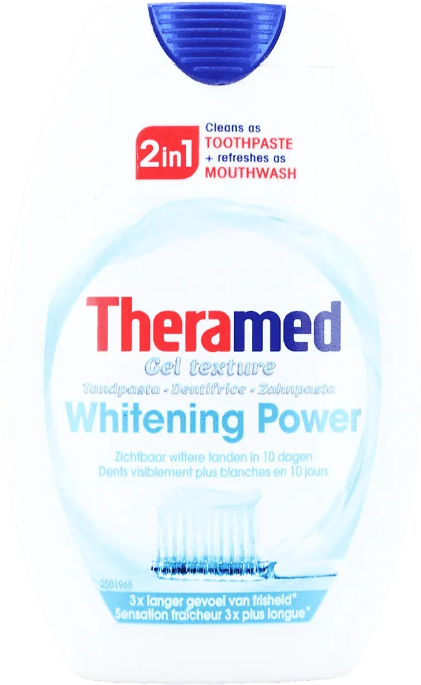 Ատամի մածուկ և ողողման հեղուկ «Theramed Whitening Power» 75մլ