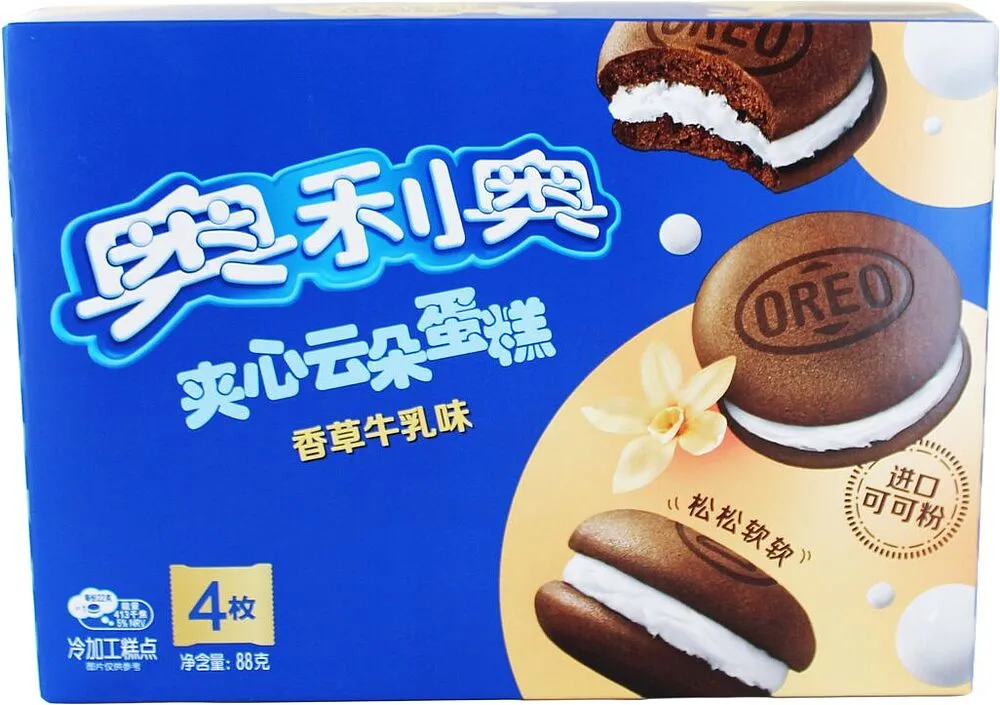 Biscuit with strawberry cream "Oreo Vanilla" 88g
