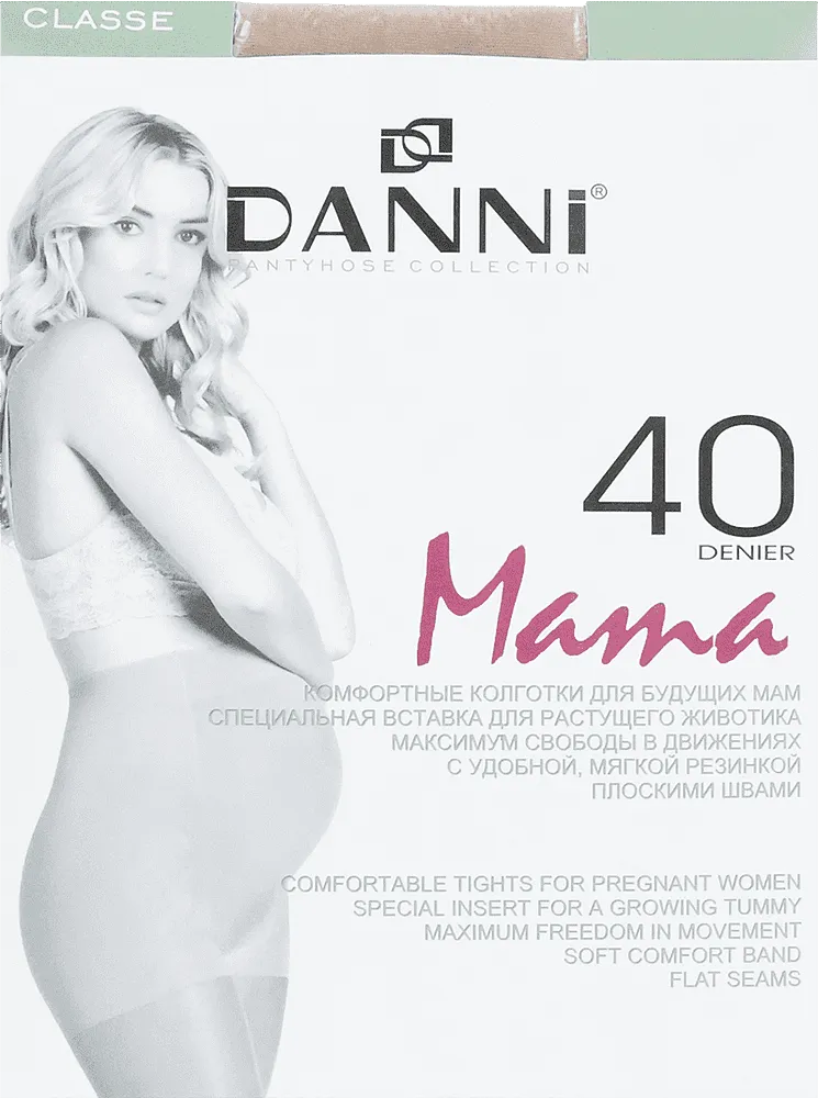 Զուգագուլպա մարմնագույն հղիների «Danni Mama Classe 40 Den N5»
