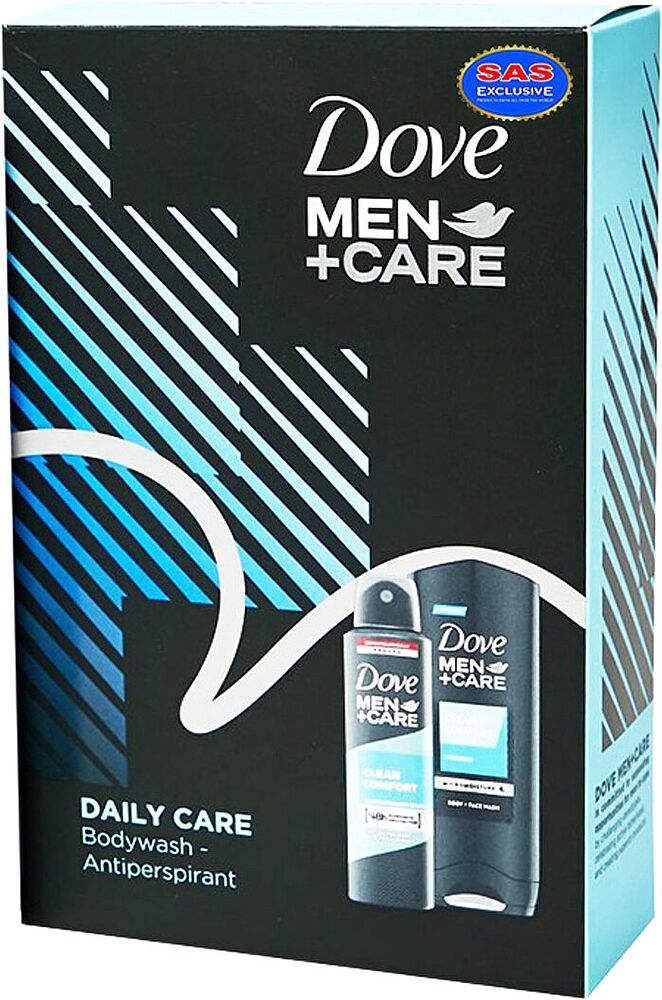 Մարմնի խնամքի հավաքածու «Dоve Men+Daily Care» 2 հատ