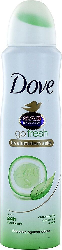 Antiperspirant - deodorant "Dove Go Fresh" 150ml