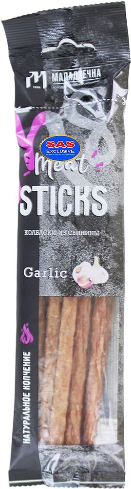 Колбаса сырокопченая "Маладзечна Meat Sticks Garlic" 80г