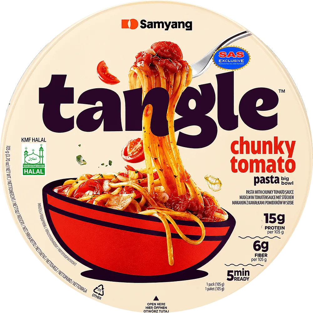 Noodles with tomato sauce "Samyang Tangle Chunky Tomato" 105g
