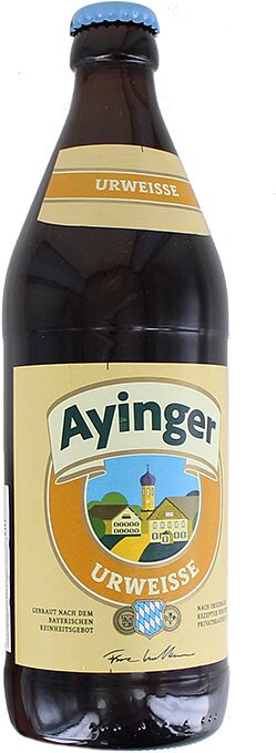 Пиво "Ayinger Kellerbier" 0.5л
