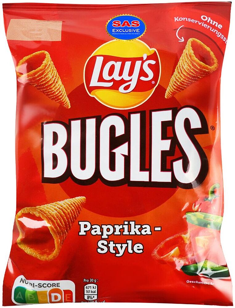 Չիպս «Lays Bugles» 95գ Պապրիկա
