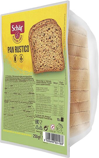 Հաց առանց գլյուտենի «Schar Pan Rustico» 250գ