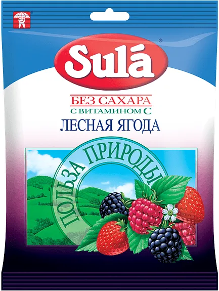 Caramel candy ''Sula Forest Berry'' 60g