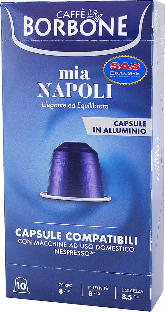 Coffee capsules "Borbone Mia Napoli" 50g
