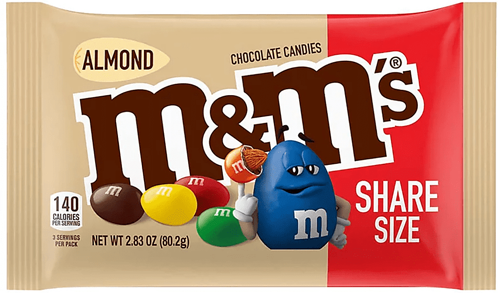 Շոկոլադե դրաժե «M&M's Almond» 80.2գ
