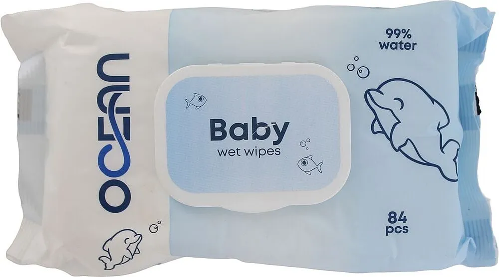 Wet wipes "Ocean" 84pcs
