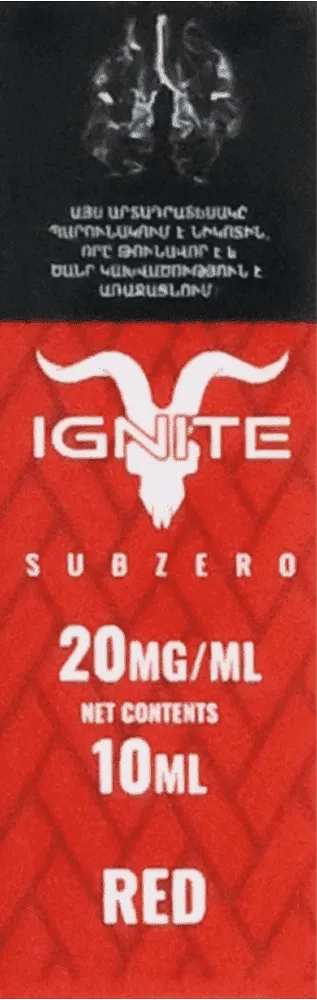 Nicotine solution "Ignite Red" 10ml
