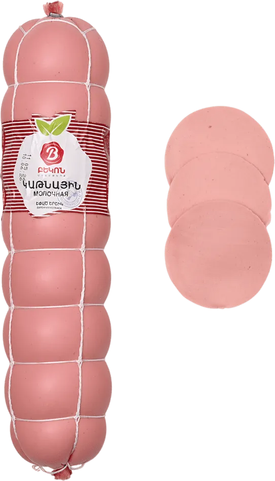 Boiled milk sausage "Bacon"
