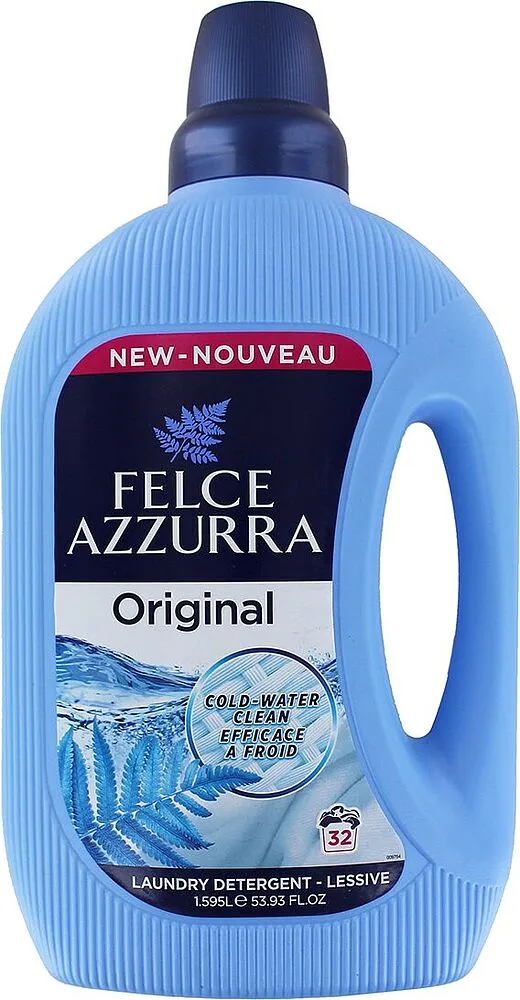 Universal washing gel "Felce Azzurra Classic" 1595ml 

