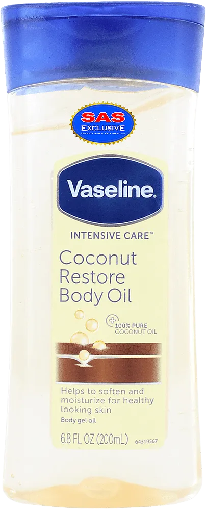 Body oil "Vaseline Coconut Restore" 200ml