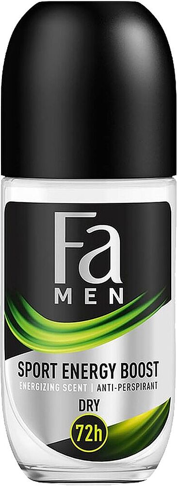 Antiperspirant roll-on "Fa Men Sport" 50ml 	
