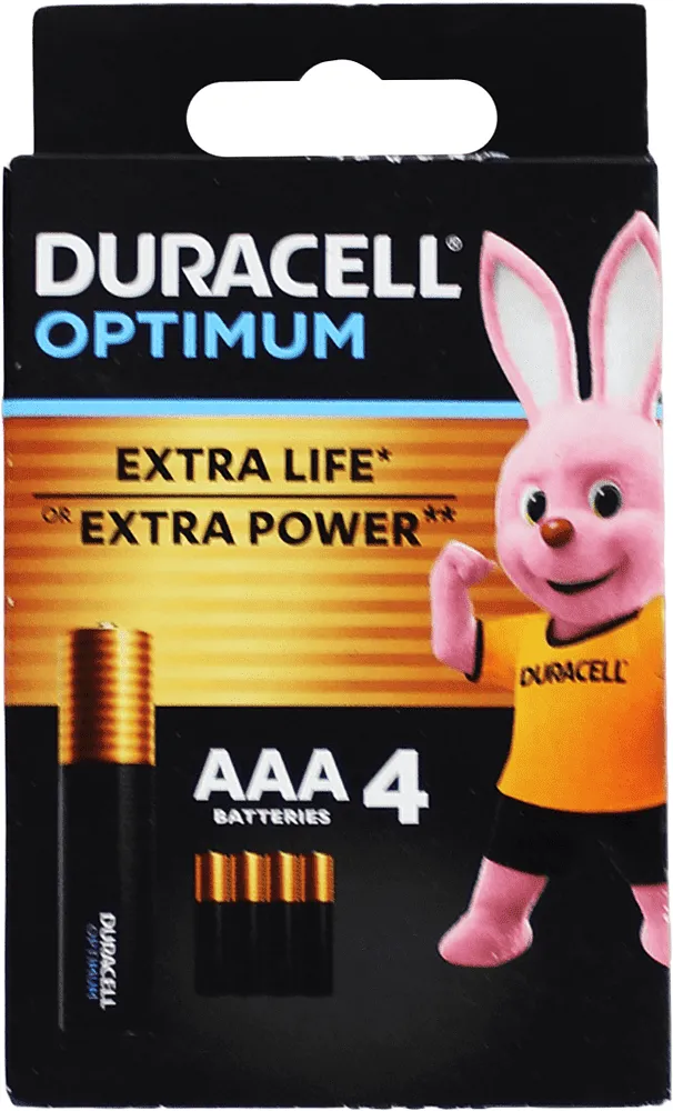 Battery ''Duracell Optimum AAA" 4 pcs
