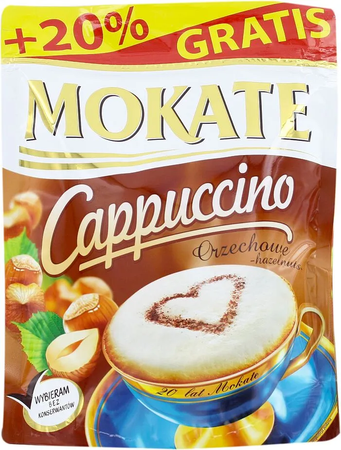 Cappuccino  instant "Mokate"110g Hazelnuts 