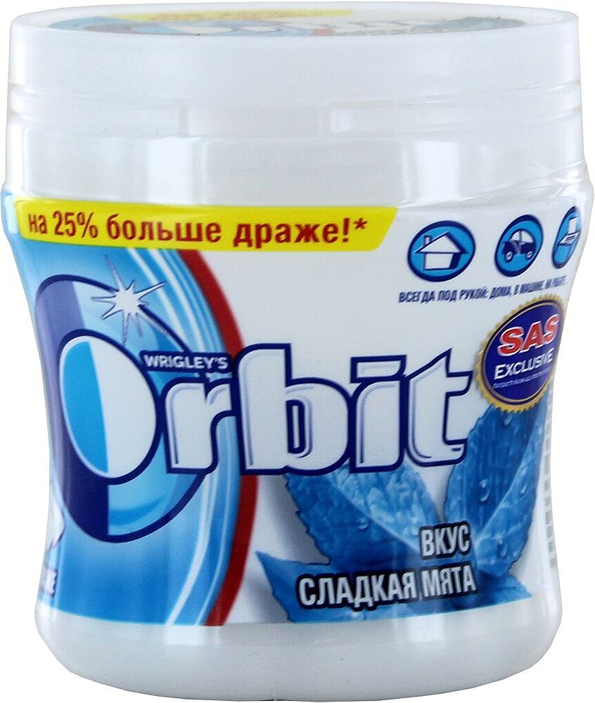 Жевательная резинка "Orbit" 68г Мята