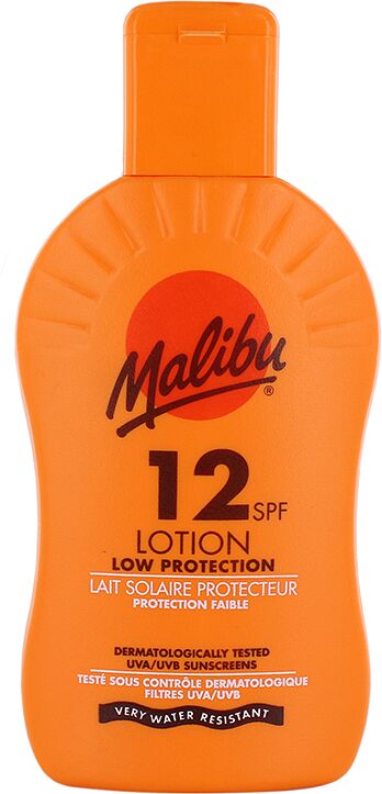 Солнцезащитный лосьон  "Malibu" 200мл