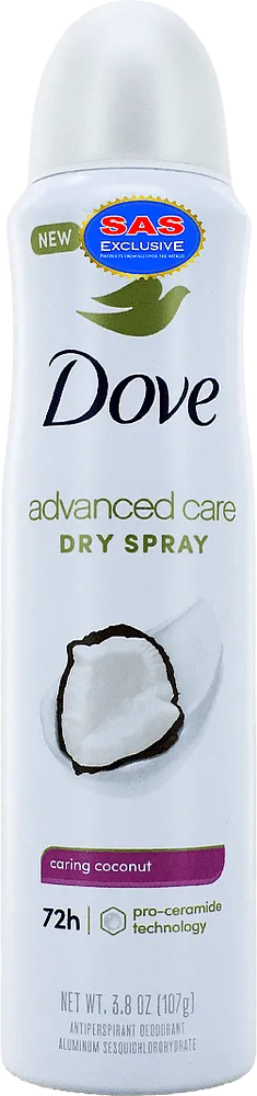 Antiperspirant - deodorant "Dove Advanced Care Caring Coconut" 107g
