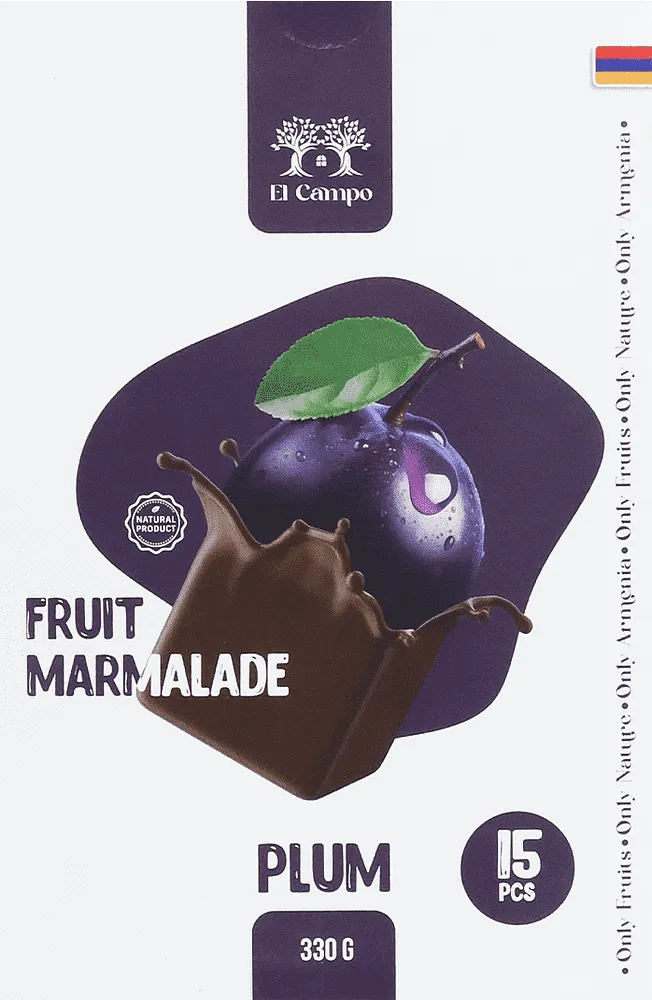 Մարմելադ սալորի ջնարակապատ «El Campo Plum» 330գ
