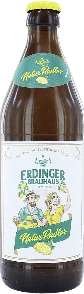 Գարեջրային ըմպելիք կիտրոնի «Erdinger Brauhaus Natur Radler» 0.5լ
