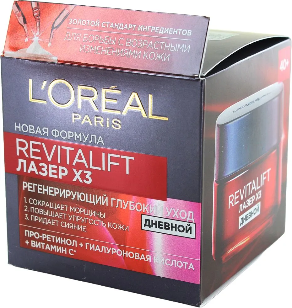 Face cream "L'Oreal Paris Revitalift 40+" 50ml
